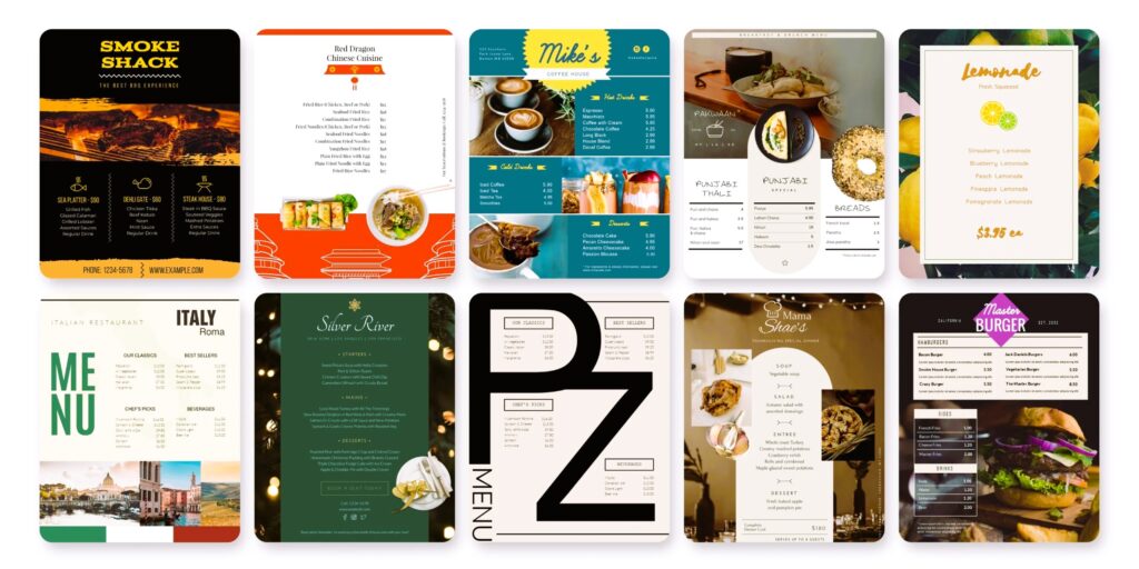 Own Menu